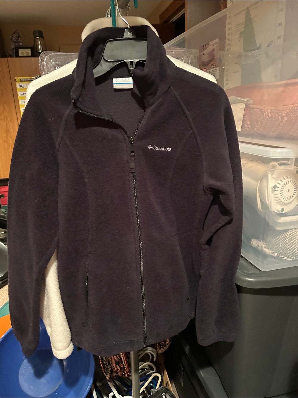 Columbia Dark Navy Full-Zip Fleece Jacket